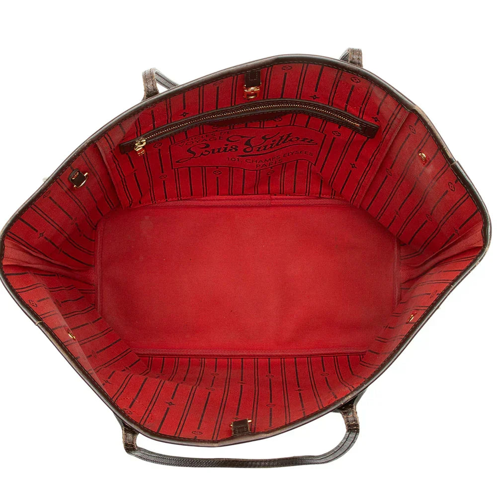 Louis Vuitton Damier Ebene Neverfull MM Tote