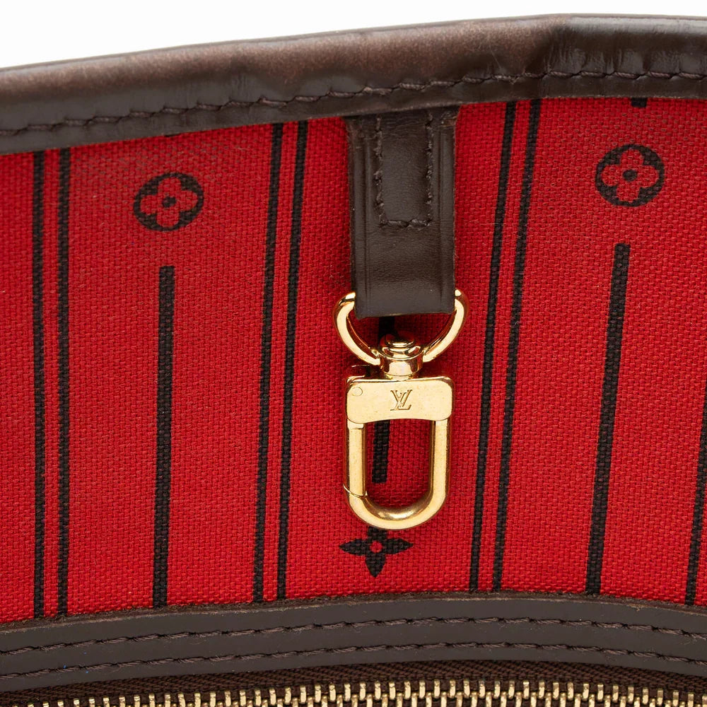 Louis Vuitton Damier Ebene Neverfull MM Tote