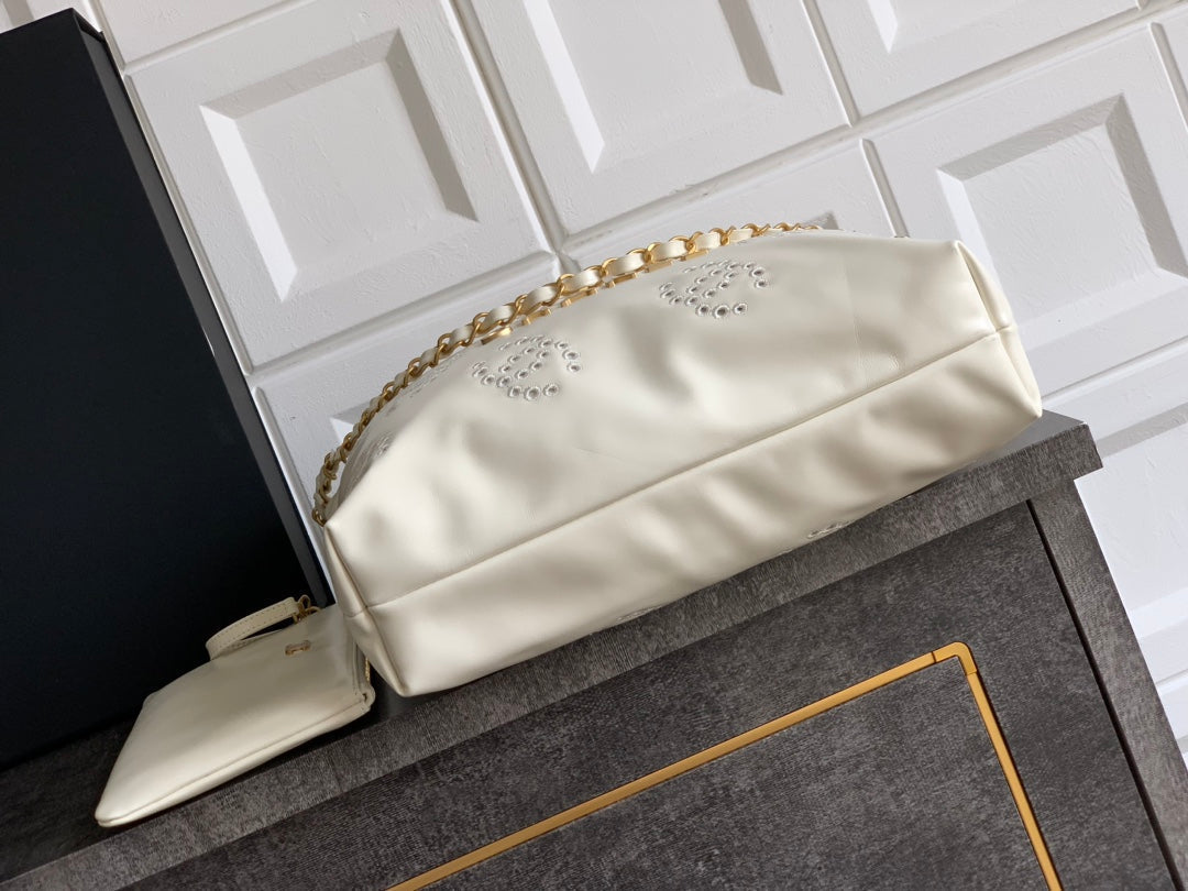 Chanel Zipped coin purse - Grained shiny calfskin & gold-tone