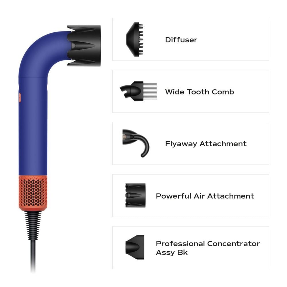 Dyson Supersonic r Professional Hair Dryer (Vinca Blue /Topaz)