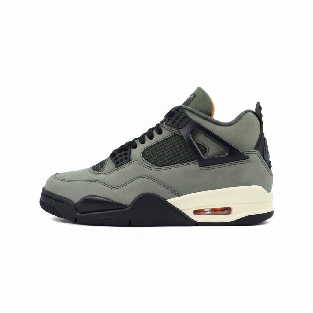 Undefeated x Air Jordan 4 Retro Green Black Hook