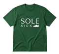 Sole Kick Graphic Tee in Forest Green