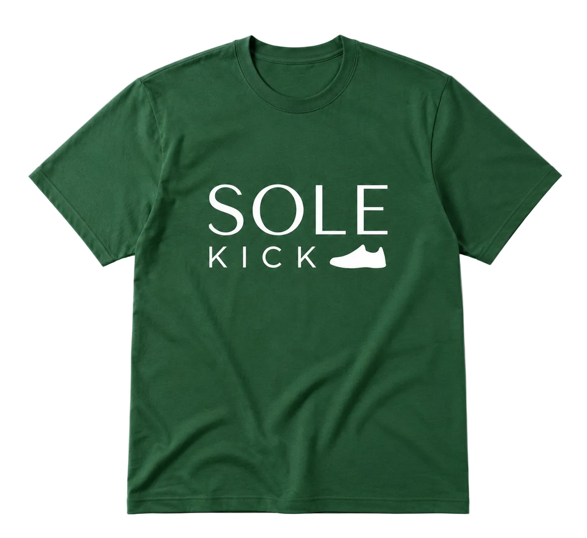 Sole Kick Graphic Tee in Forest Green