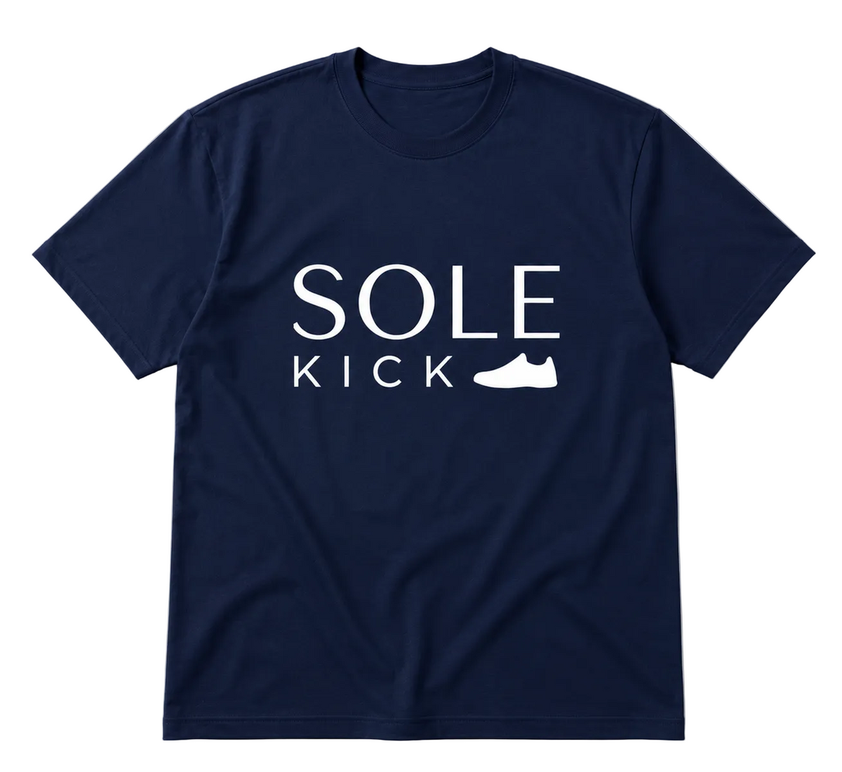 Sole Kick Graphic Tee in Midnight Navy