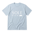 Sole Kick Graphic Tee in Sky Blue
