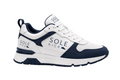 Sole Kick Retro Sneakers in Navy/White