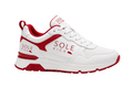 Sole Kick Retro Sneakers in Varsity Red/White