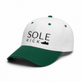Sole Kick Two-Tone Baseball Cap in Forest Green