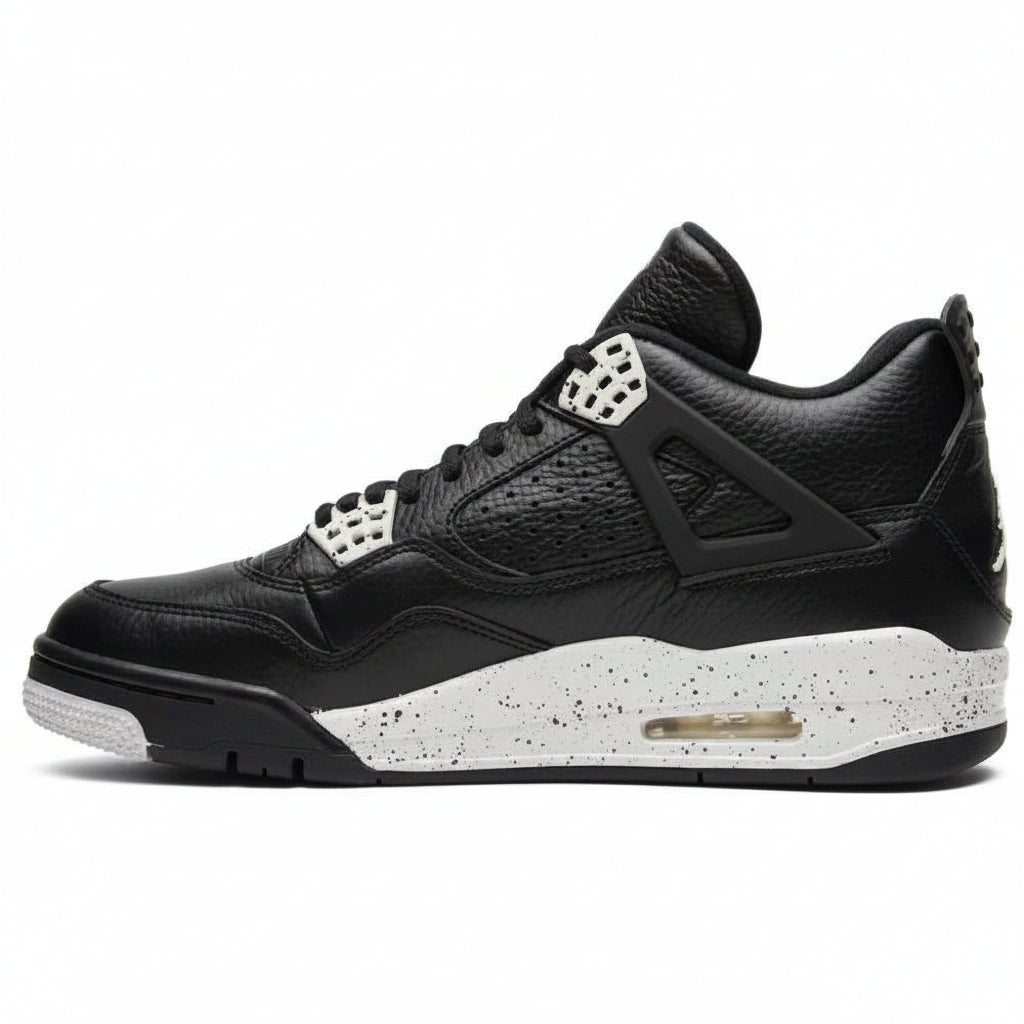 Air Jordan 4 Retro LS Black Oreo
